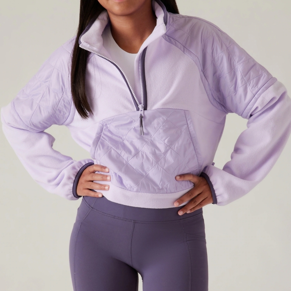 Athleta Girls Fleece Jacket